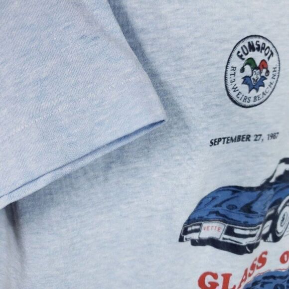 Lakes Region Corvettes T Shirt Vintage 80s 1987 Funspot New Hampshire Medium - Picture 6 of 10